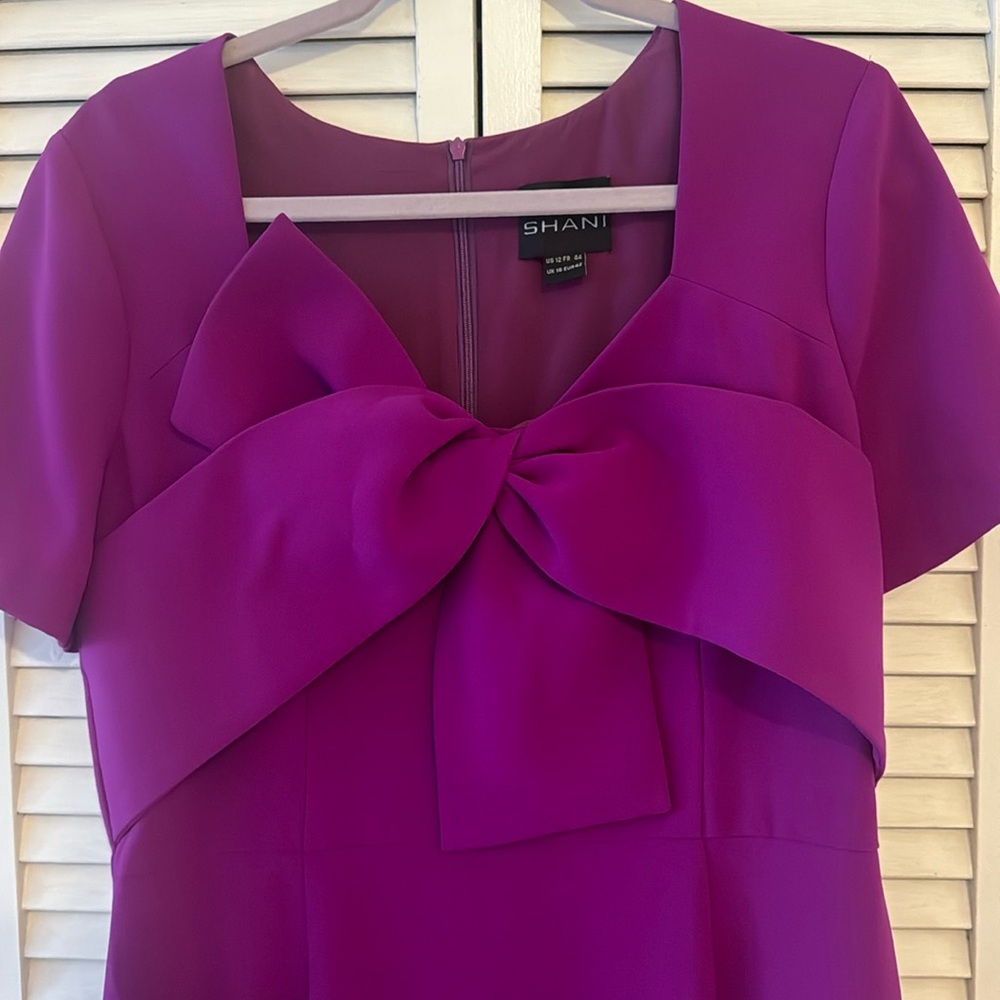 Shani Crepe Bow Bodice Gown